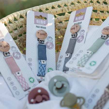 BIBS Paci Braid зажим для соски | notino.ru