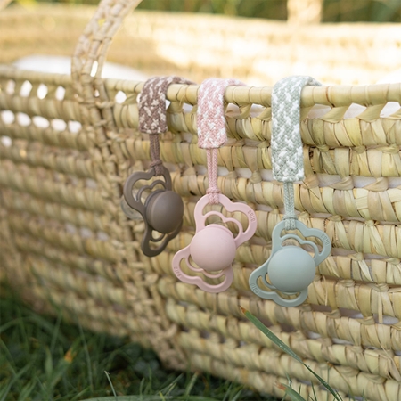 BIBS Paci Braid cumitartó csipesz