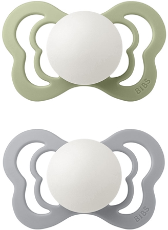 BIBS Couture Glow Silicone Size 2: 6+ months ciuccio