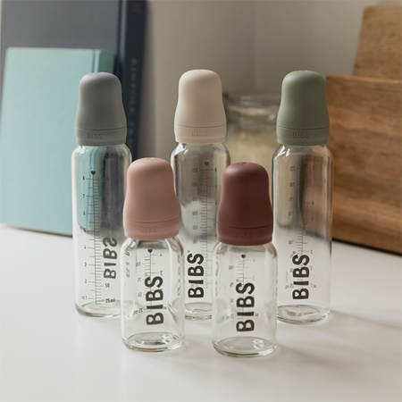 BIBS Baby Glass Bottle 225 ml бебешко шише