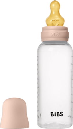 BIBS Anti-Colic Baby Bottle Latex koolikuid ennetav pudel kautšukist lutiga
