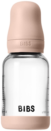 BIBS Baby Glass Bottle Round Latex anti-colic bottle
