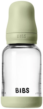 BIBS Baby Glass Bottle Round Latex anti-colic bottle
