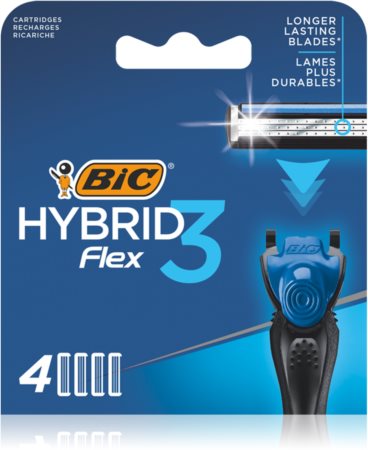 BIC FLEX3 Hybrid recarga de lâminas