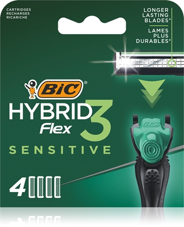 BIC FLEX3 Hybrid Sensitive recarga de lâminas