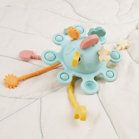 Bieco Silicone Activity Planet aktivity hračka