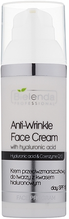 Brändi
Bielenda Professional Hyaluronic Acid & Coenzyme Q10 Anti-Wrinkle Cream SPF 15