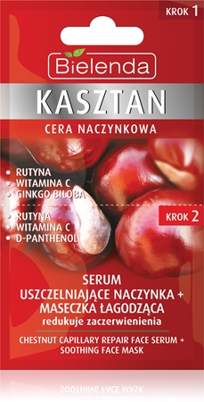 Bielenda Chestnut mască pentru față impotriva rosetii si a vizibilitatii venelor
