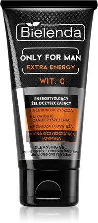 Bielenda Only for Men Extra Energy oczyszczający żel do twarzy do cery zmęczonej