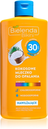 Bielenda Bikini Coconut хидратиращо мляко за тен SPF 30