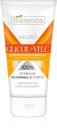 Bielenda Neuro Glicol + Vit. C exfoliační čisticí emulze pro pleť s nedokonalostmi