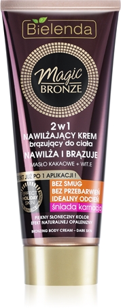 Bielenda Magic Bronze Selbstbräunungscreme für dunkle Haut mit feuchtigkeitsspendender Wirkung
