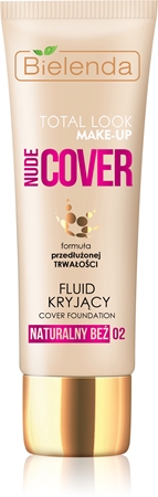 Bielenda Total Look Make-up Nude Cover Högtäckande flytande foundation