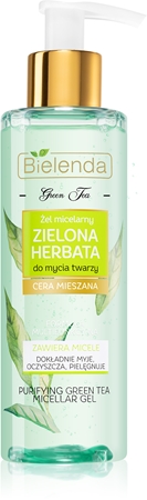 Bielenda Green Tea micelarny żel oczyszczający do skóry tłustej i mieszanej