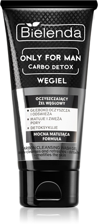 Bielenda Only for Men Carbo Detox matujący żel oczyszczający dla mężczyzn