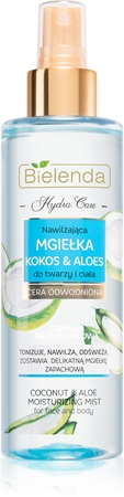 Bielenda Hydra Care Coconut & Aloe mgiełka nawilżająca do twarzy i ciała