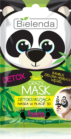 Bielenda Crazy Mask Panda detoxikační maska 3D