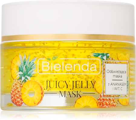 Bielenda Juicy Jelly Pineapple & Vitamine C maseczka odświeżająca do cery zmęczonej