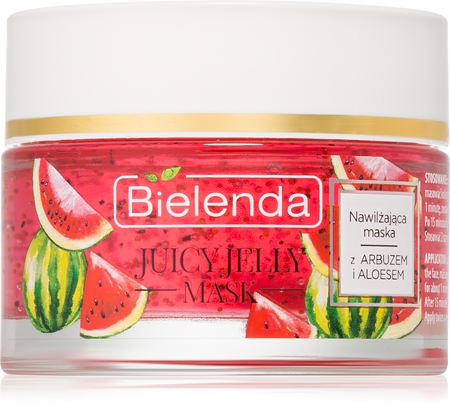 Bielenda Juicy Jelly Melon & Aloe Vera masca hidratanta pentru tenul uscat