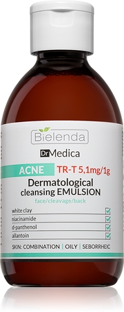 Bielenda Dr Medica Acne emulsão de limpeza dermatológica para pele oleosa propensa a acne