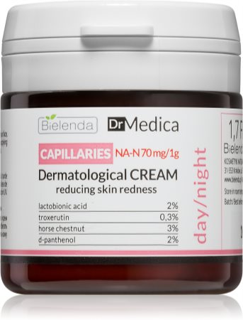Bielenda Dr Medica Capillaries crème anti-rougeurs et anti-vaisseaux dilatés