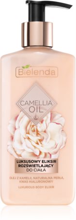 Bielenda Camellia Oil odżywcze mleczko nawilżające do ciała z brokatem