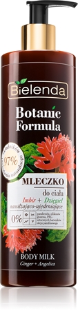 Bielenda Botanic Formula Ginger + Angelica lait corporel hydratant et raffermissant