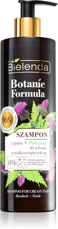 Bielenda Botanic Formula Burdock + Nettle Szampon do włosów przetłuszczających się