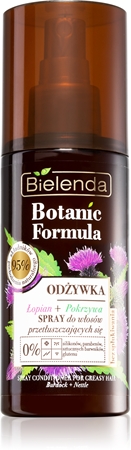 Bielenda Botanic Formula Burdock + Nettle балсам в спрей без отмиване за мазна коса