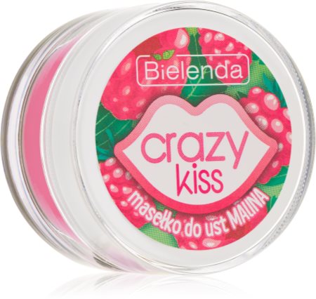 Bielenda Crazy Kiss Raspberry pielęgnujące masełko do ust