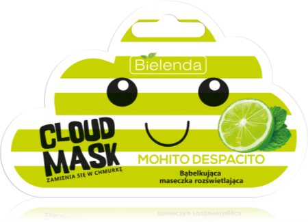 Bielenda Cloud Mask Mohito Despacito rozjasňující pleťová maska