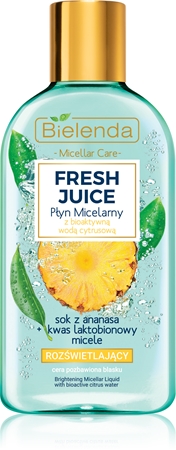 Bielenda Fresh Juice Pineapple água micelar para pele radiante