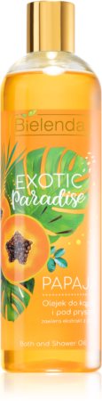 Bielenda Exotic Paradise Papaya aceite de ducha y baño