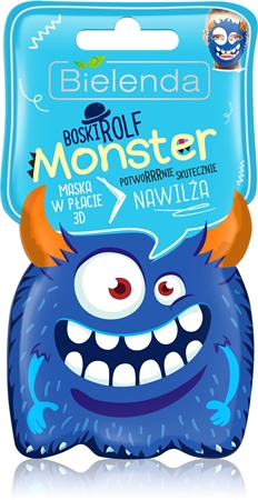 Bielenda Monster masque hydratant en tissu 3D