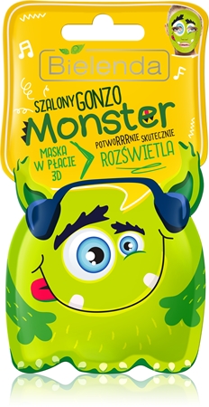 Bielenda Monster verhelderende sheet mask 3D