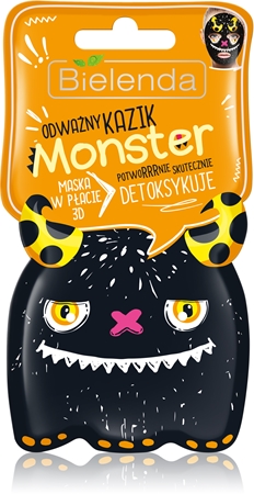 Bielenda Monster Razstrupljevalna maska iz platna 3D