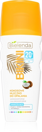 Bielenda Bikini Coconut lait solaire SPF 20