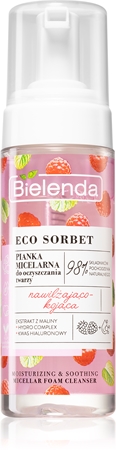 Bielenda Eco Sorbet Raspberry mousse micellaire nettoyante