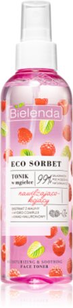 Bielenda Eco Sorbet Raspberry tónico hidratante em spray