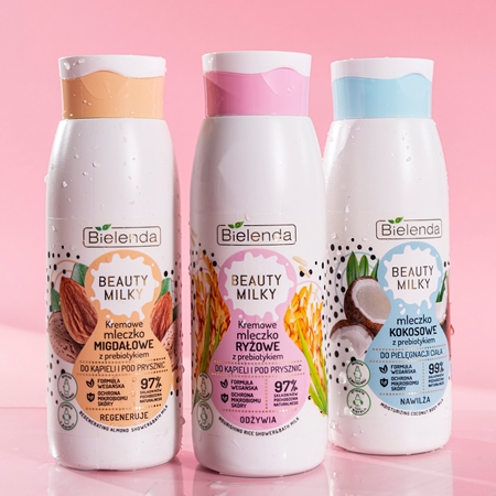 Bielenda Beauty Milky Rice mlijeko za tuširanje s prebioticima