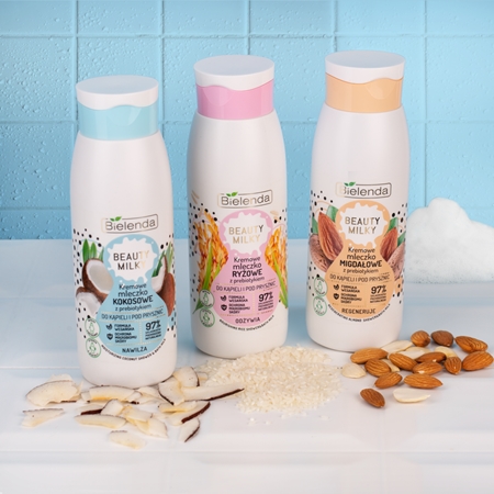Bielenda Beauty Milky Rice mlijeko za tuširanje s prebioticima