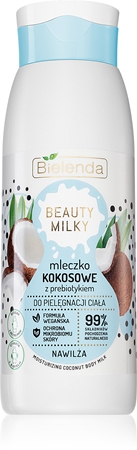 Bielenda Beauty Milky Coconut lait corporel hydratant avec prébiotiques