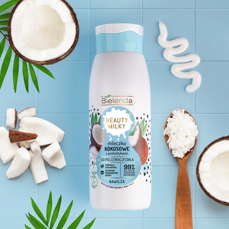 Bielenda Beauty Milky Coconut lait corporel hydratant avec prébiotiques