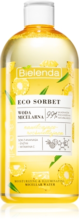 Bielenda Eco Sorbet Pineapple água micelar hidratante