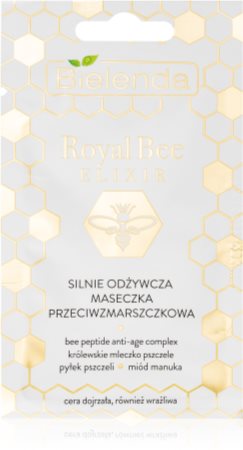 Bielenda Royal Bee Elixir masque nourrissant intense pour peaux matures