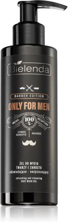 Bielenda Only for Men Barber Edition żel do mycia do twarzy i zarostu
