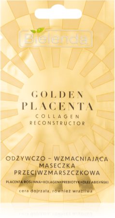 Bielenda Golden Placenta Collagen Reconstructor masque crème pour réduire les signes de vieillissement