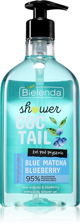 Bielenda Shower Coctail Blue Matcha + Blueberry Energigivande duschgel med antioxidativa egenskaper