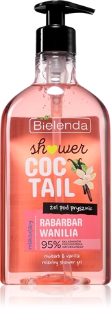 Bielenda Shower Coctail Rhubarb + Vanilla relaxační sprchový gel