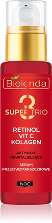 Bielenda Super Trio sérum revitalizante para a noite
